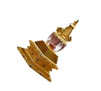 lmoikesz Wishes Come True Tibetan Buddhist Statue For Meditation And Healing Tibetan Buddhism Statue Alloy Buddha Statue Stupa