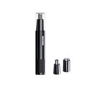 lmoikesz Woman Man Unisex Electric Face Nose Hair Clippers IPX5 Waterproof Portable Trimmer Shaving Safety Removal Bathroom, Black, Type 2