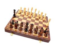 lmoikesz Wooden Chess And Checkers Set Featuring Large Folding And Clear Patterns Suitable For Playing Indoors Outdoors Chess Board Game Sets Games Battle Table Classic