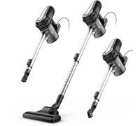 Lmozim Corded Vacuum Cleaner,vacuum cleaners for home 5M Cord,pet vacuum cleaner 0.5L Dustbin Self-Standing Vacuum,Handheld Stick Vacuum for Hardwood,Pet Hair, Carpets