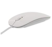 LMP 20442 Easy Mouse USB-C with 2-Buttons and Wheel - White and Silver Aluminium Finish