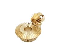 LMPVPDGADZ 0.5 precision 1:2 reduction bevel gear 20 teeth 40 teeth brass bevel gear set 90 degree angle spur gear transmission(20 Teeth-4mm,40Teeth-4mm)