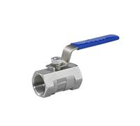 LMPVPDGADZ 1/2" 1" 1-1/2" 2" Stainless Steel One Piece Ball Valve Steam High Temperature Ball Valve Internal Thread Switch Valve Water Valv(1/2")