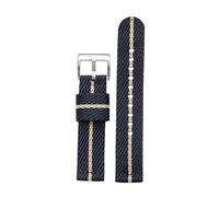 LMPVPDGADZ 18mm 20mm 22mm 24mm Nylon Woven Strap Fit For Seiko Fit For Omega Quick Release Canvas Wristband Army Military Men Women Sport Watchband(Blue rice SK,22mm)