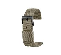 LMPVPDGADZ 18mm 20mm 22mm 24mm Woven Nylon Strap Band Men Replacement Bracelet Accessories Fit For Hamilton/Fit For Rolex/Fit For Seiko/Fit For Mido Universal Bracelet(Khaki bk,24mm)
