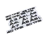 LMPVPDGADZ 1pcs Fit For Audi A3 A4L A5 A7 A6L A8L Letter Logo Trunk Label Badge Car Stickers Modified Accessories Rear Boot Decorative Decals(Chrome silver,A7)
