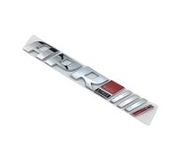 LMPVPDGADZ 1X 3D ABS Plastic Auto Car APR Stage /// + Emblem Tail Side Sticker Badge Styling Decals Fit For Golf For Tiguan S3 S5 S6 TTS RS7(Chrome)