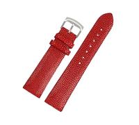 LMPVPDGADZ 20mm 22mm Pearl Fish Skin Strap Is Applicable Fit For Huawei/Fit For TISSOT/Fit For Omega/Fit For Mido Men's And Women's Devil Watch Accessories Black Buckl(Red sk,22mm)