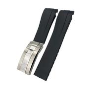 LMPVPDGADZ 21mm 22mm Black Blue Rubber Watchband Fit For Rolex DEEPSEA Sea-Dweller Submariner Silicone Watch Strap Accessory(Black,21MM DEEPSEA_ROSE GOLD)