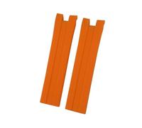 LMPVPDGADZ 21mm Natural Silicone Rubber Watchband Fit For Tissot 1853 T076417 Red Black Orange Soft Sport Watch Strap(Orange,21MM_T CLASP)