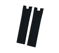 LMPVPDGADZ 21mm Natural Silicone Rubber Watchband Fit For Tissot 1853 T076417 Red Black Orange Soft Sport Watch Strap(Black,21MM_T CLASP)