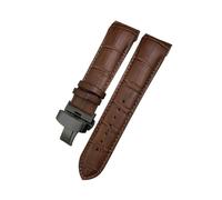 LMPVPDGADZ 22mm 23mm 24mm Leather Watchband Fit For Tissot 1853 Couturier T035 T035627 T035410 Black Brown Watch Strap Tools(Brown-Black,22mm)