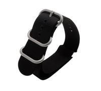 LMPVPDGADZ 22mm 24mm 26mm Nylon Sports Strap Fashion Bracelet Accessories Green Military/Blue Watch Belt Accessories(Black sk,23mm)