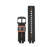 LMPVPDGADZ 24mm Nylon Canvas Watchband Fit For CASIO PRG-300/PRW-6000/6100/3100/3000 Men's Wwatch Accessories Army Green/Black(Black orange line BK)