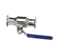 LMPVPDGADZ 304 Stainless Steel Food-Grade Sanitary Fixture Ring 38/45/51mm Fast Connection Direct Ball Valve Stainless Steel Ball Valve(45mm-64)