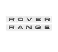 LMPVPDGADZ 3D ABS Logo Letters Car Front Hood Bonnet Grill Trunk Badge Fit For Land Rover Sticker Sport L322 Evoque(Grey -Rover Range)