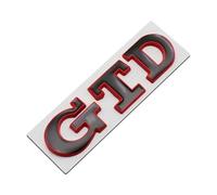 LMPVPDGADZ 3D Metal Car Front Grill GTD Logo Rear Trunk Sticker Emblem Badge Fit For VW Golf 4 5 6 7 MK4 MK5 MK6 MK7 MK8(Sticker Black Red)