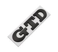 LMPVPDGADZ 3D Metal Car Front Grill GTD Logo Rear Trunk Sticker Emblem Badge Fit For VW Golf 4 5 6 7 MK4 MK5 MK6 MK7 MK8(Sticker Full Black)