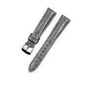 LMPVPDGADZ Accessories Leather Suitable Fit For Zenith ELITE Watch Strap 17mm Purple Black for(A)
