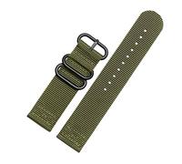 LMPVPDGADZ Canvas Strap Suitable Fit For Seven Friday Watches T1 / T2 / M2 / M3 P2b / P3 / Q2 Nylon Bracelet Men's Watch Accessories 26 28mm(Green bk,26mm)