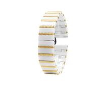 LMPVPDGADZ Ceramic Strap It Is Suitable Fit For 20 22mm Men's And Women's Watch Accessories Fit For Tissot/Fit For Rossini/Fit For Tian Wang Mido/Fit For C-asio(White gold,20mm)