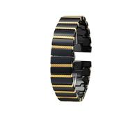 LMPVPDGADZ Ceramic Strap It Is Suitable Fit For 20 22mm Men's And Women's Watch Accessories Fit For Tissot/Fit For Rossini/Fit For Tian Wang Mido/Fit For C-asio(Black gold,20mm)