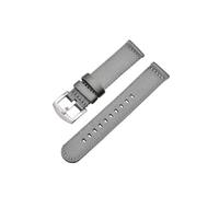 LMPVPDGADZ Classical Stripe Nylon Watch Strap 20mm 22mm Glossy Seatbelt Watchband Quick Release Sport Soft Wristband Watch Accessories(Gray 1,18mm)
