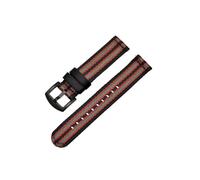 LMPVPDGADZ Classical Stripe Nylon Watch Strap 20mm 22mm Glossy Seatbelt Watchband Quick Release Sport Soft Wristband Watch Accessories(Black red green 2,22mm)