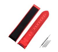 LMPVPDGADZ Curved End Strap Fit For Omega Fit For Seamaster 300 Fit For Ocean Speedmaster 8900 Fit For Planet Ocean 20m 22mm Fabric Nylon Rubber Men WatchBand Bracelet(Colour 13,20mm)