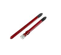 LMPVPDGADZ Excellent Quality Watchbands Fit For Fossil Es4000 ES4340 ES4119 Es3565 ES3745 Soft Strap 8mm(Red-Steel-K1)