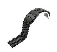 LMPVPDGADZ Fit For Milanese Mesh Wristband Fit For B-reitling Fit For S-eiko Fit For OMG Watchband18mm 20mm 22mm 24mm Stainless Steel Watch Band Strap Bracelet(Nero,22mm)