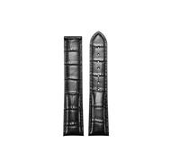 LMPVPDGADZ Fit For Omega Watch Strap Original Genuine Leather Men's Fit For Omiga Seahorse Super Butterfly Fly Watch Band Women 18mm 19mm 20mm 21mm(Black-No buckle,21mm)