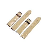 LMPVPDGADZ Fit For Omega Watch Strap Original Genuine Leather Men's Fit For Omiga Seahorse Super Butterfly Fly Watch Band Women 18mm 19mm 20mm 21mm(Brown-gold,20mm)
