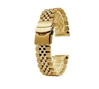 LMPVPDGADZ Fit For Seiko Diving Watch Strap773 Srp774 Srp777 SRPA21E 99K1 22MM Solid Men's Stainless Steel Watchband Accessories(Golden)