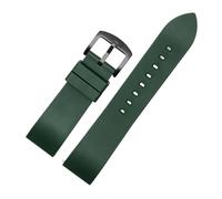 LMPVPDGADZ Fluorine Rubber Watchband 20mm 21 22/23mm24mm Fit For Rolex/Fit For Omega Fit For Seiko/Fit For Tissot Watches Band Quick Release Bar Watch Strap(Green bk,21mm)