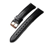 LMPVPDGADZ Handmade Pattern Watchband 18 19 20 21 22MM First Layer Leather Soft Strap, Casual Retro Bracelet(A rose gold buckle,20mm)
