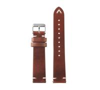 LMPVPDGADZ Leather Brown Handmade Watch Strap 18mm 19mm 20mm 22mm Watch Band Crack Pattern Wristband Belt Quick Release Bar(Vintage Brown,18mm)