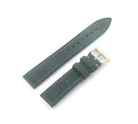 LMPVPDGADZ Leather Watch Strap 18mm 19mm 20mm 22mm Watchband Quick Release Vintage Watch Band Wristband Belt(Green gold buckle,19mm)