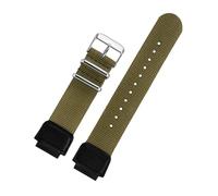 LMPVPDGADZ Nylon Strap 18mm Fit For Casio 3299 AE-1200 1100 A158/159 Student Electronic Watch Men Sport Wrist Band Bracelet(Military green)