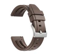 LMPVPDGADZ Premium Silicone Watch Band Quick Release Rubber Watch Strap 18mm 19mm 20mm 21mm 22mm Watch Strap Watch Replacement Watchband(Brown,21mm)