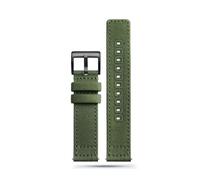LMPVPDGADZ Quality Nylon Canvas Watch Bands Quick Release Wrist Straps Military Breathable 18mm 19mm 20mm 22mm(Army green 2,22mm)