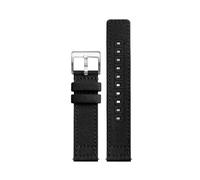 LMPVPDGADZ Quality Nylon Canvas Watch Bands Quick Release Wrist Straps Military Breathable 18mm 19mm 20mm 22mm(Black 1,22mm)