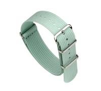 LMPVPDGADZ Ribbed Watch Strap 18mm 19mm 20mm 22mm Nylon Watch Straps Braid Ballistic Fabric Watchband Accessories Fit For Military Watch Band(Light Blue,18mm)
