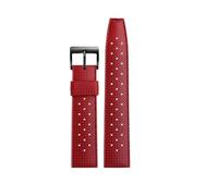 LMPVPDGADZ Rubber Watchband Fit For S-eiko Canned SRPD73 Silicone Strap 22mm 20mm And Breathable Bracelet Outdoor Sports Watchband(Red X black,22mm)