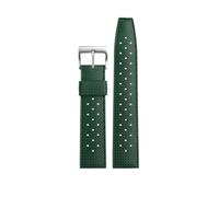 LMPVPDGADZ Rubber Watchband Fit For S-eiko Canned SRPD73 Silicone Strap 22mm 20mm And Breathable Bracelet Outdoor Sports Watchband(Army greenXsilver,22mm)