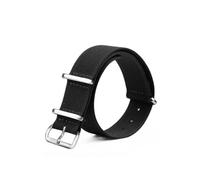 LMPVPDGADZ Seatbelt Nylon Straps 20mm 22mm Universal Type Sports Fit For Omega/Fit For Rolex/Fit For Seiko Nylon Strap Lightweight Thin Brace(Nero,22mm)