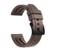 LMPVPDGADZ Silicone Watch Band Quick Release Rubber Watch Straps 18mm 19mm 20mm 21mm 22mm 24mm Diving Men Watches Accessories(Brown 2,21mm)