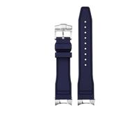 LMPVPDGADZ Silicone Wristband With Connector Fit For Tudor M79363/M79360 Fluororubber Watchband(Beige,21mm)