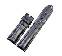 LMPVPDGADZ Suitable Fit For Panerai-luminor PAM01392 PAM00656 PAM00351 PAM00320PAM00282 PAM00155 PAM00511 Watch Leather Strap(Black No buckle,24MM_XL)