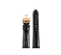 LMPVPDGADZ Watch Band Fit For Longines Masters Bracelet Leather L2 L3.782 Fit For Comcast Men's Leather Accessories 19mm 20mm 21mm(Black gk bc,21mm)
